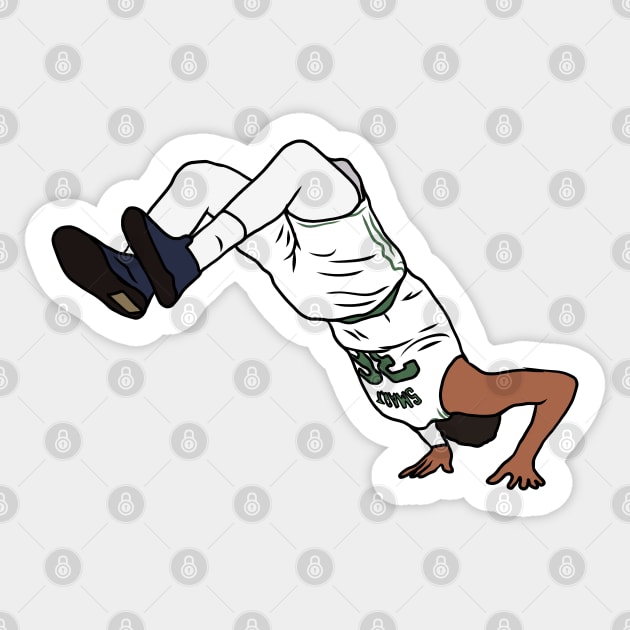 Marcus Smart Kip-Up Sticker by rattraptees